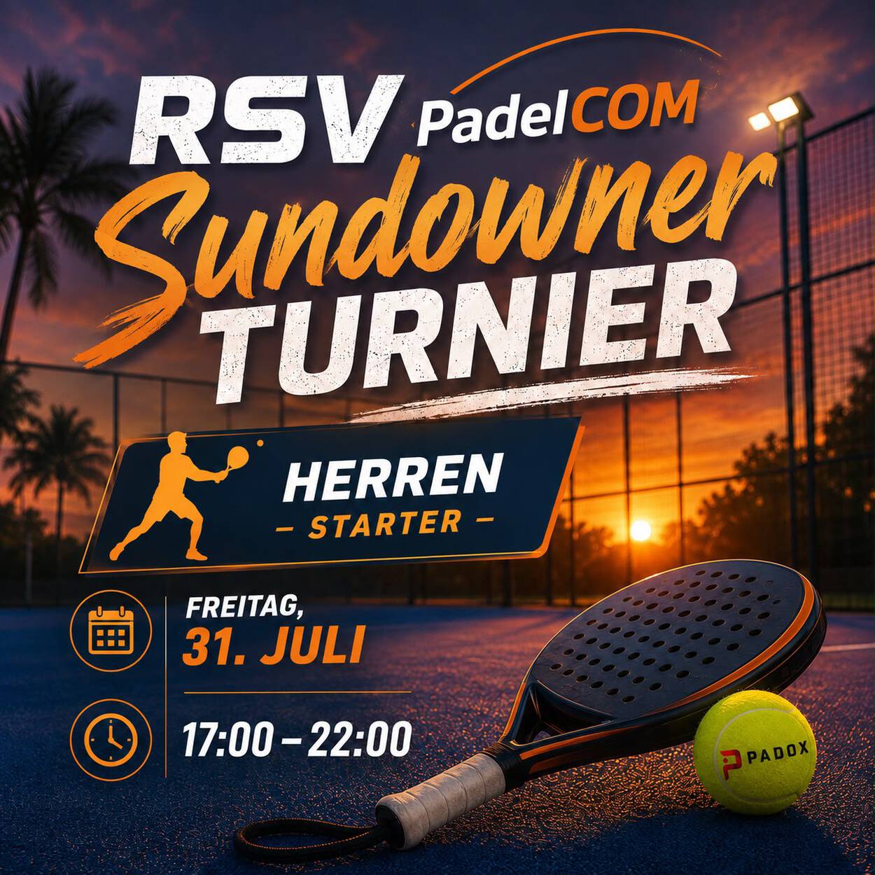 RSV PadelCOM Sundowner Turnier