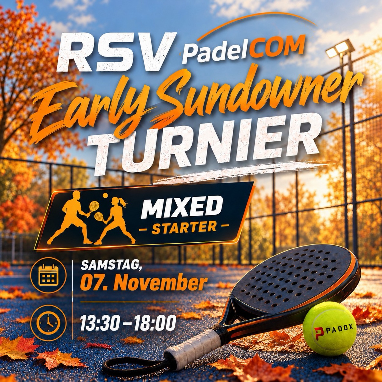 RSV PadelCOM Sunrise Turnier Mixed